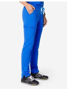 Figs Yola Skinny Scrub Pant Blue Size Medium